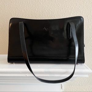 MONSAC black leather purse